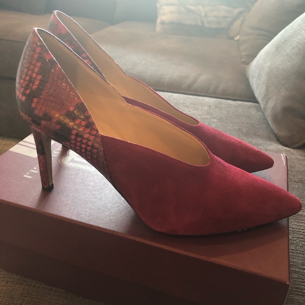 Bruno Magli Suede Pumps